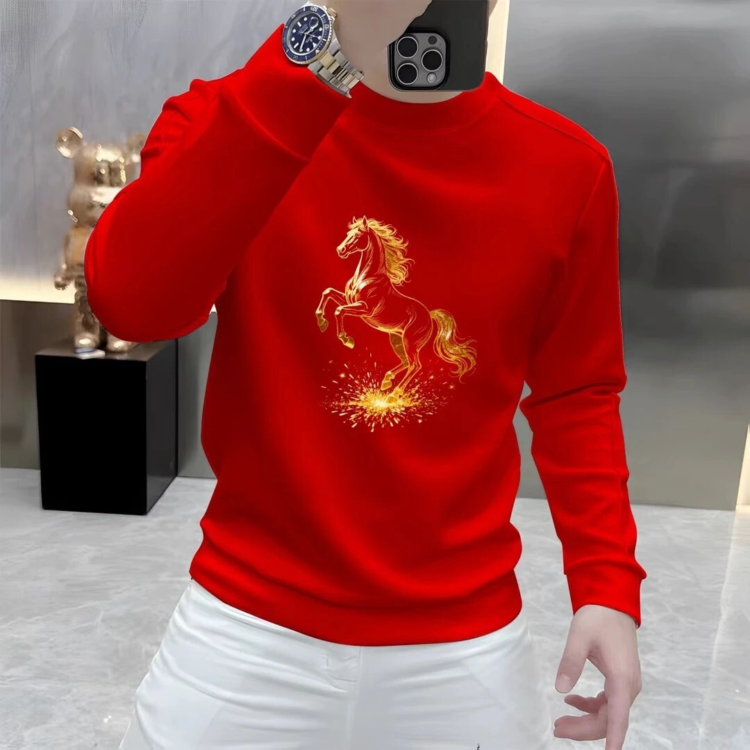 New Style Success Arrives Soon Printed Trendy Autumn Winter Men's Swetshirt Designer Hoodie Csul Round Neck Loose Simple Verstile