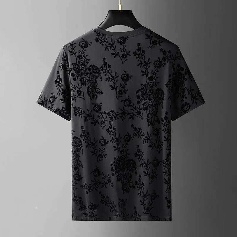 Men's Clothing Summer High Quality Sports Leisure Suit Short-Sleeved Shorts Fashion Brand Printed Two-Piece Set