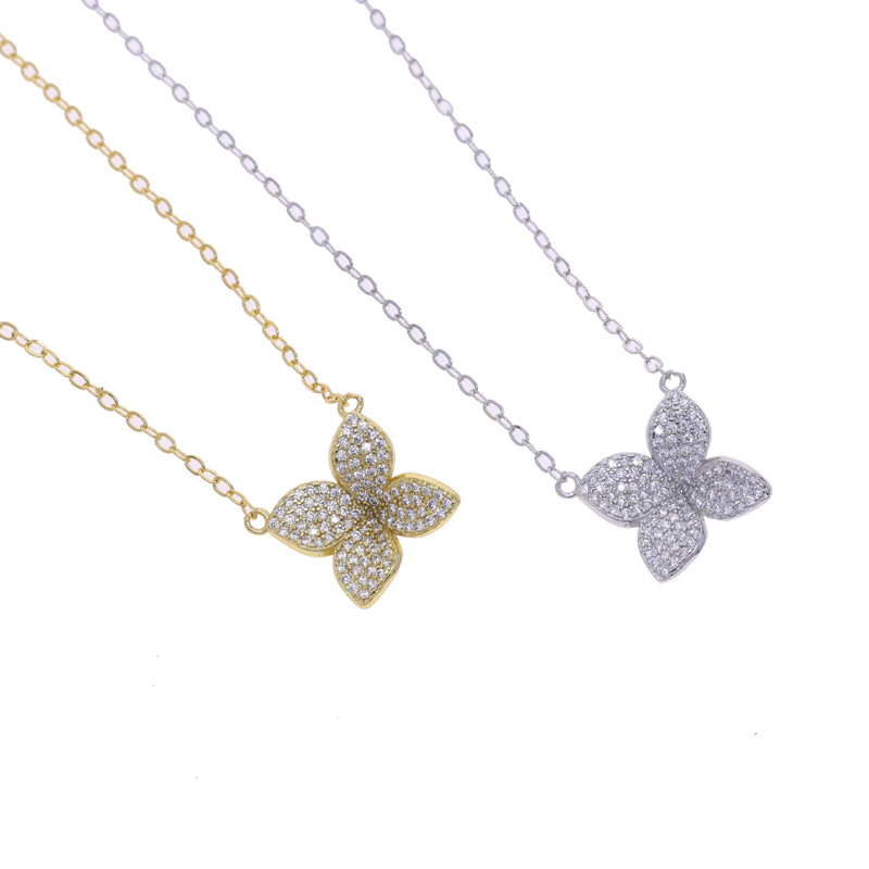 The Minimalist Design Of The Lucky Silver Clover Necklace Is Perfect For Layering And Gifting Exquisite Necklaces To Fashion Enthusiasts