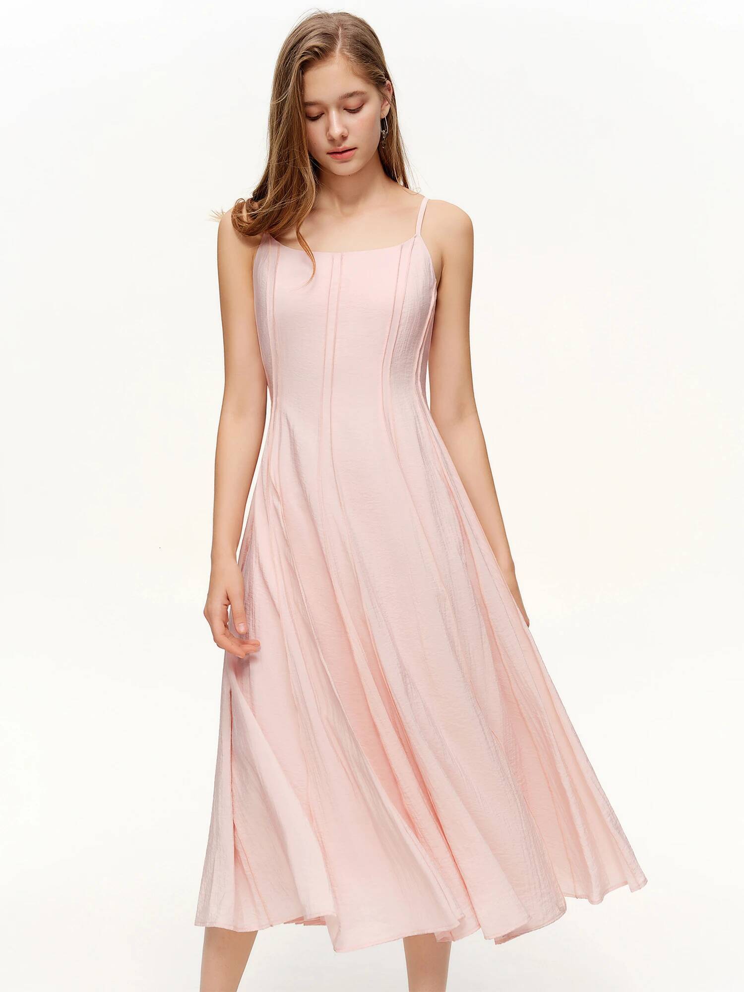 DUSHU Women's Tailored Seamless Construction 3D Assembled Strapless Dress Spring 2026 New Arrival Fitted Slim-Figuring Dresses