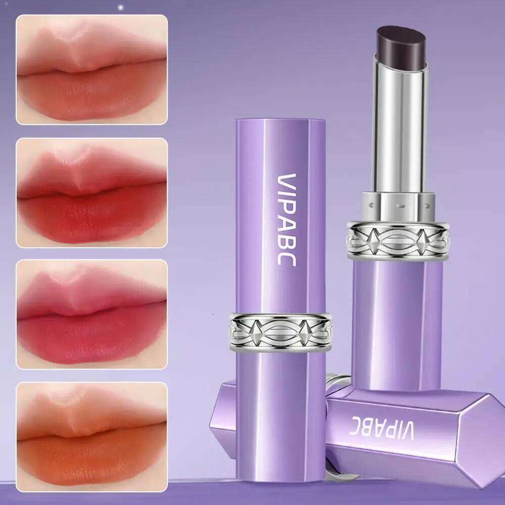 Black Color-changing Cinnamon Milk Tea Nude Natural Lip gloss Moisturizing Lipstick Pseudo-natural Face Makeup W260311