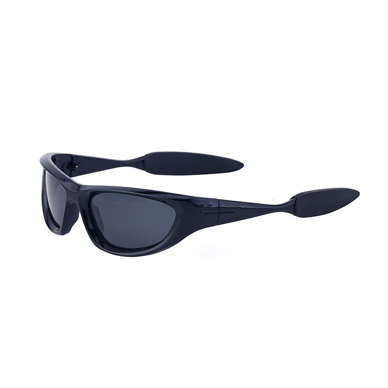 New European American windproof polarized men, personalized Y2K cat-eye sunglasses for women, trendy ins-style sports and cycling glasses