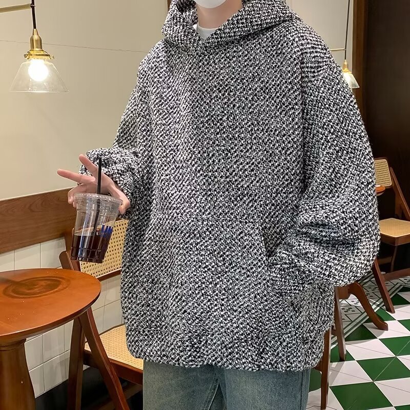 Hooded Designer Hoodie Loose Sweatshirt For Men Autumn And Winter Casual Loose Top For Couples Retro Trendy Pullover Long-sleeve Jacket