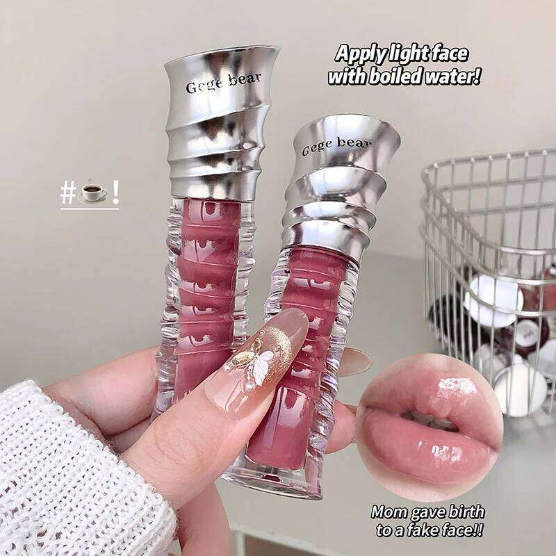 Gege bear Water Light Mirror Ice-Clear Jelly Moisturizing and Color-Enhancing Lip Gloss W260311