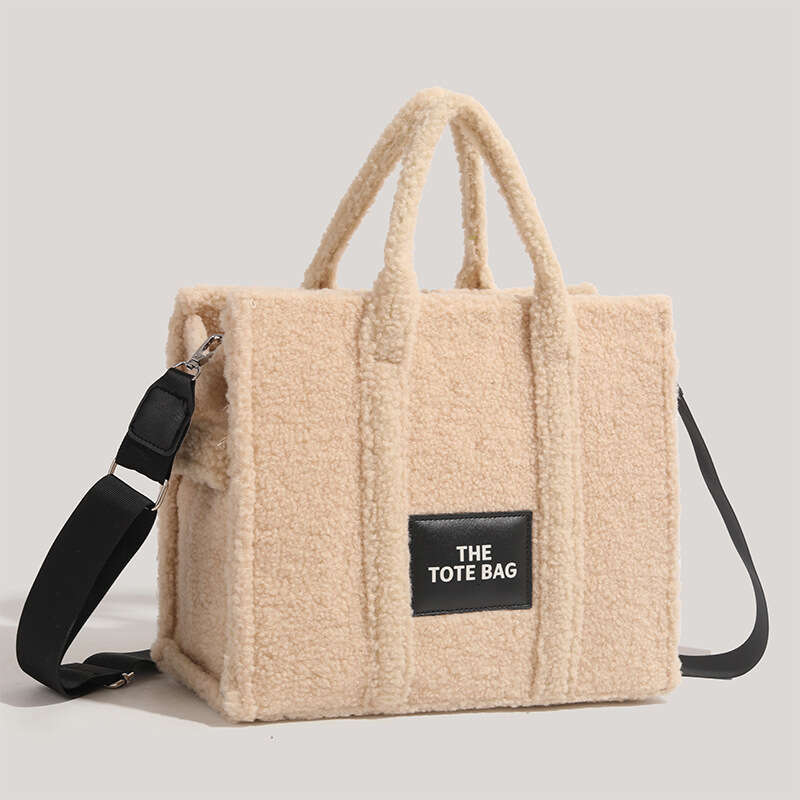 CHARHP&KEJNT Genuine Large Capacity 2026 New Versatile Plush Single-Shoulder Commuting Crossbody Bag