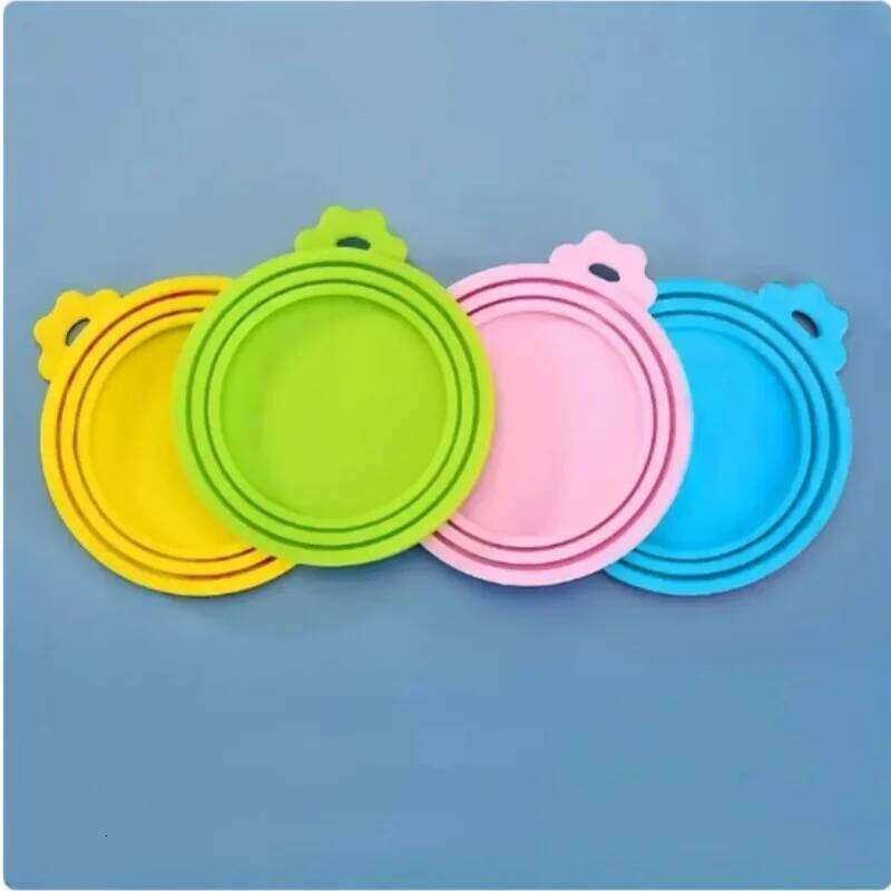 One Reusable Silicone Pet Can Lid Bpa Free Suitable For Most Sized Dog And Cat Cans - Keeps Food Fresh Prevents Bacterial Odors 26Y0312