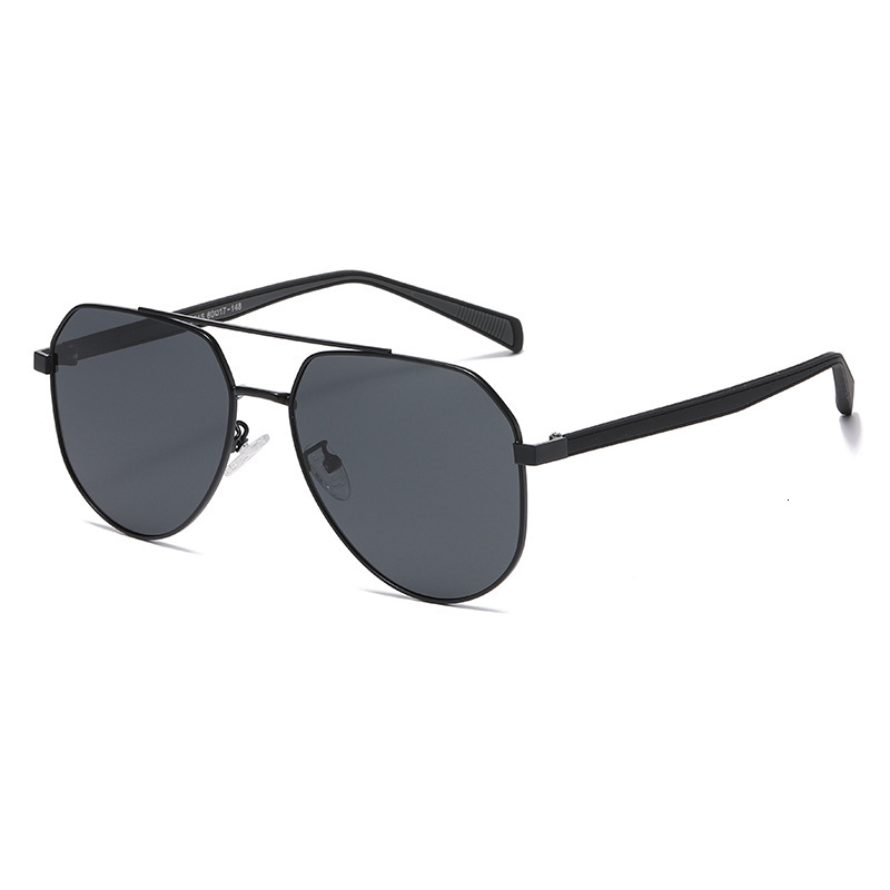 2026 New Fashion Square Polarized Sunglasses for Men, Double-Beam Outdoor Driving Sun Protection Glasses, Men's
