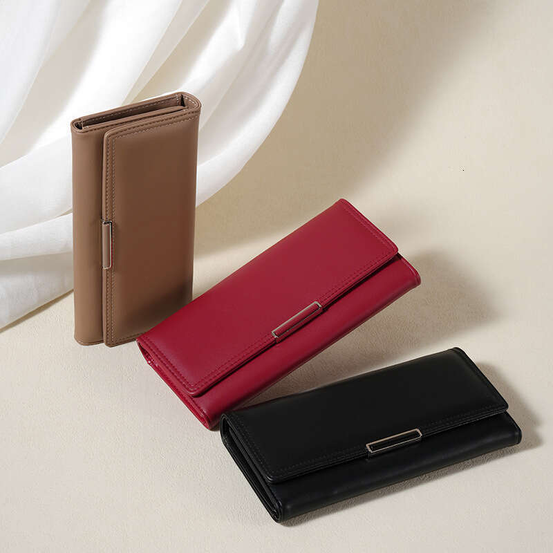 Luxury fashion wallet Women S Long Wallet New Multi Card Slot Fashion Simple Off Large Capacity Versatile Clutch