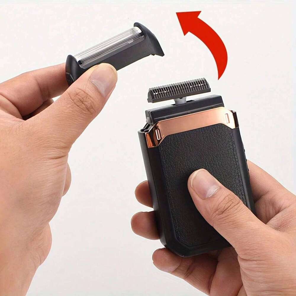 Multi functional men's rechargeable shaver, suitable for trimming hair on the head and face, high-quality gift choice. C260312