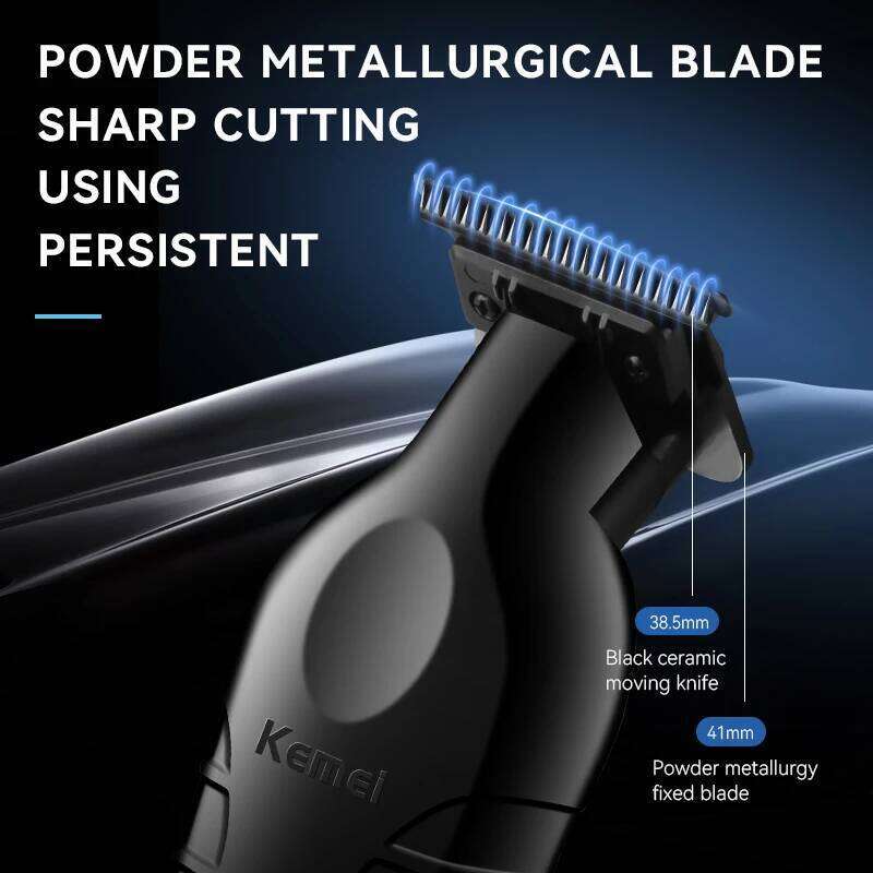 Kemei Men's Cordless USB Rechargeable Zero Gap Trimmer Electric Hair Clipper Blade Accessories KM-2299 C260312