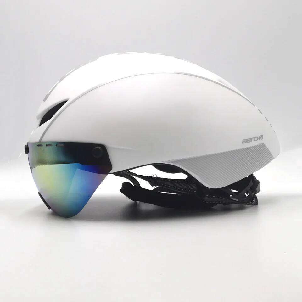 YUMAJ New Aero TT Road Bicycle Goggles Racing Sports Safety in-mold Bike Cycling Goggle Helmet 26W0312