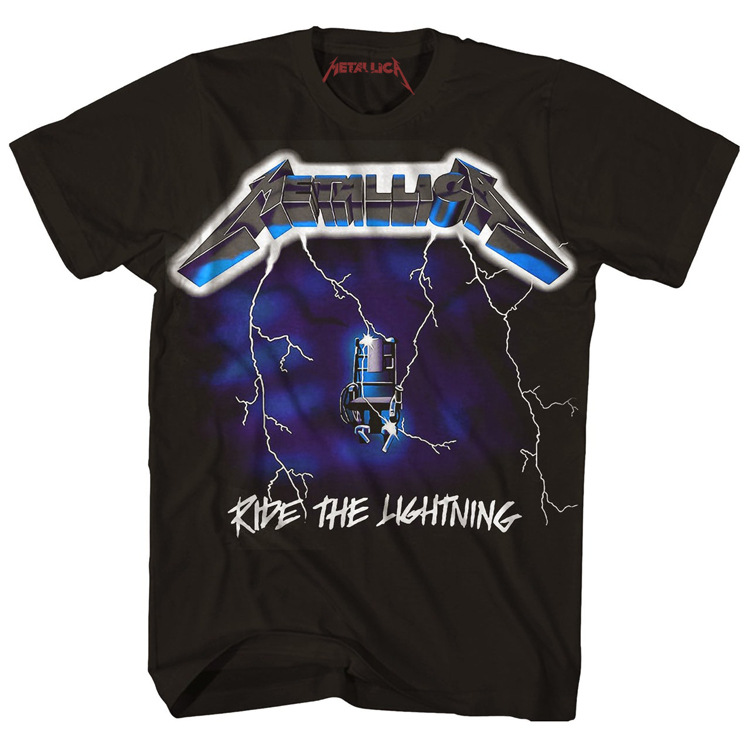 Men's Vintage Rock Band Punk Metal Graphic T-Shirt Retro Casual Cotton Short Sleeve Tee