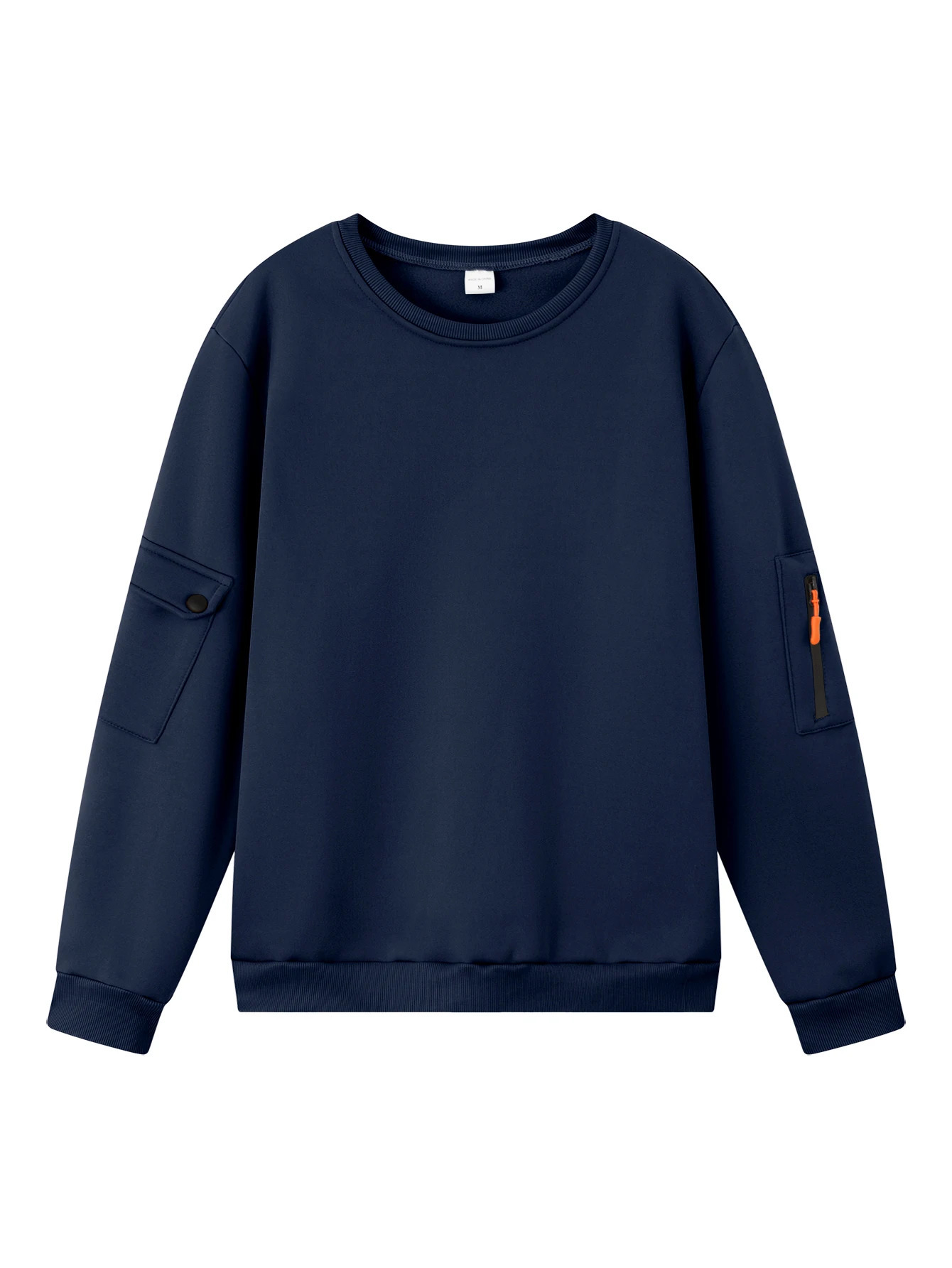 2025 autumn and winter mens Tshirt sports shirt casual long sleeved round neck windproof top 260228