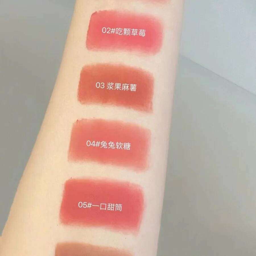 FLORTTE Cream Velvet Gloss Lipstick Korean Makeup Vegan Long Lasting Matte Liquid Lip Stick W260311