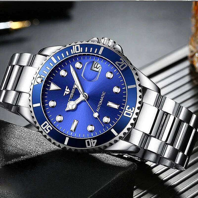 Original Luxury Brand Watch For Men Automatic mechanical watches 40MM Ceramic Bezel Luminous Sapphire Waterproof Male Clock