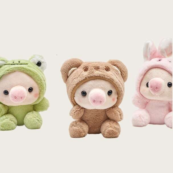 Bag Pendant Girl Doll Small Toy Backpack Decoration Cute Transformed Pig Plush Keychain Cartoon Couple