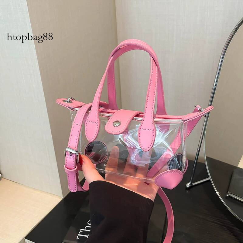 2025 Summer Jelly For Women High Quality PVC Transparent Crossbody Bag Waterproof Clear Handbag Lady Fashion Hobo bag