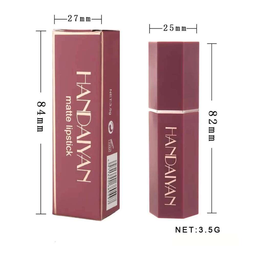 6 Colors Sexy Matte Lipstick Waterproof Long Lasting Color Rendering Non-stick Velvet Lips Liner Pencil Woman Makeup Cosmetics W260311