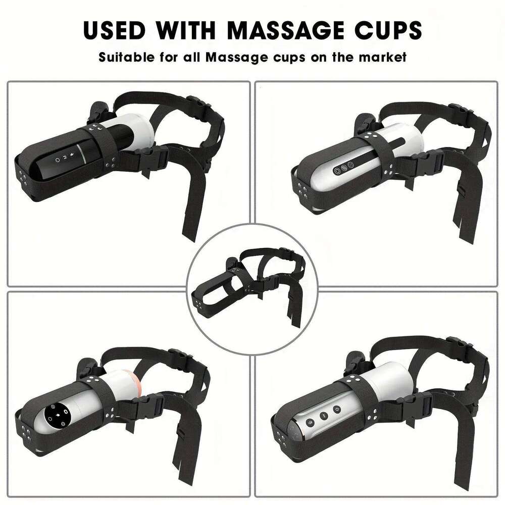 Adjustable Strap-on Automatic Masturbation Cup Wearable Harness Male Hands Free Masturbator Sex Toys for Man Z260312