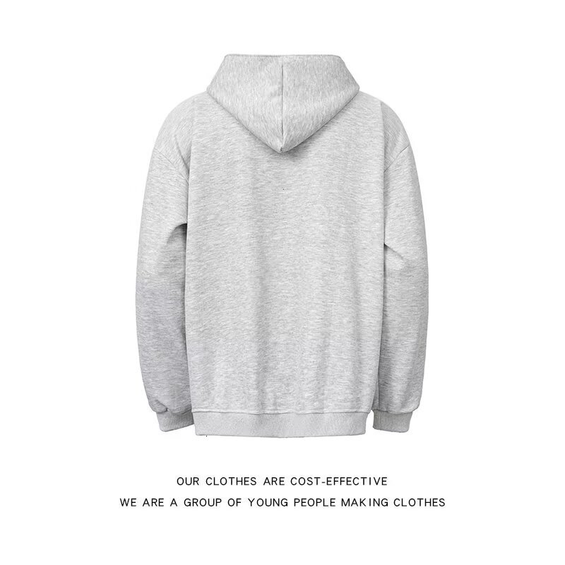 -style Double-zipper Hooded Sweatshirt For Women Spring And Designer Hoodie Autumn Made Of Heavy-weight Composite Fabric Trendy Brand Design Couple 