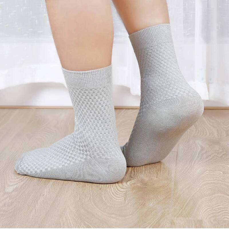 10 Pairs High Quality Bamboo Fiber Men's Business Breathable Deodorant Compression Socks Men Long Big Size EUR 38-47 Z260312