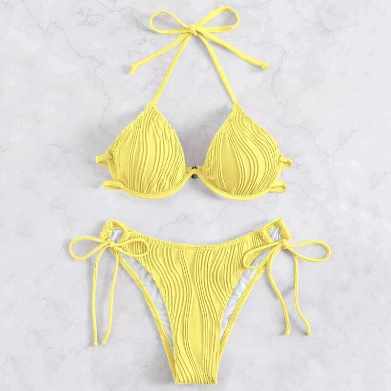 Sexy Underwire Bikinis 2026 Swimsuits Women Swimwear Push Up Female Beach Swim Wear Bathing Suits Bikini Set Pool Bather Summer Y260303