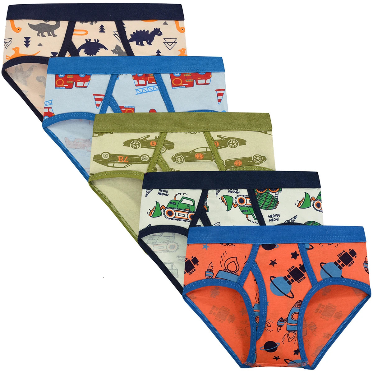 Little Boys Breathable Tagless Boxer Brief Cotton Underwear5Pack 260311