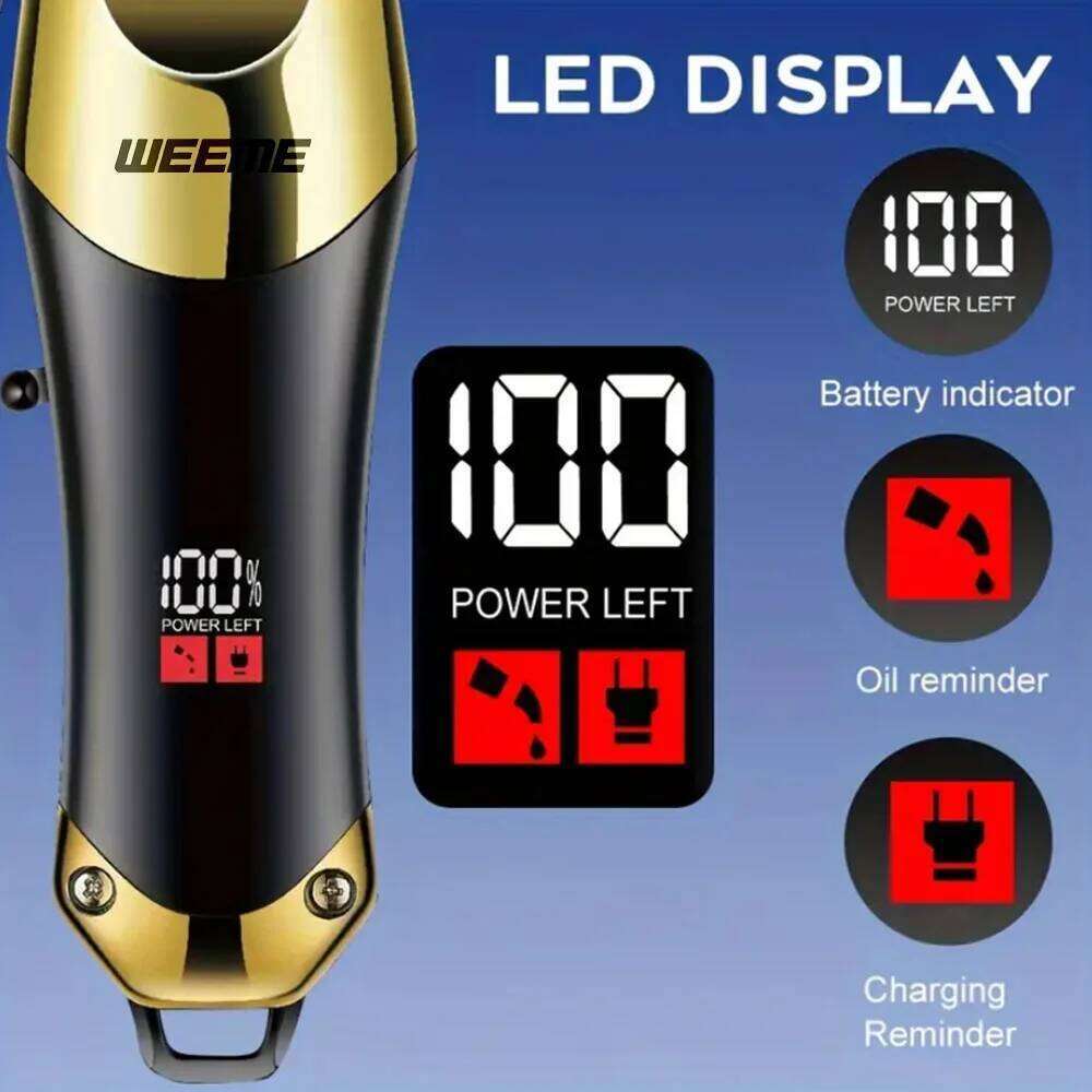T9 Vintage Clipper Electric Beard Trimmer Hair Length Adjustable Haircut Machine Kit Boyfriend Gift C260312