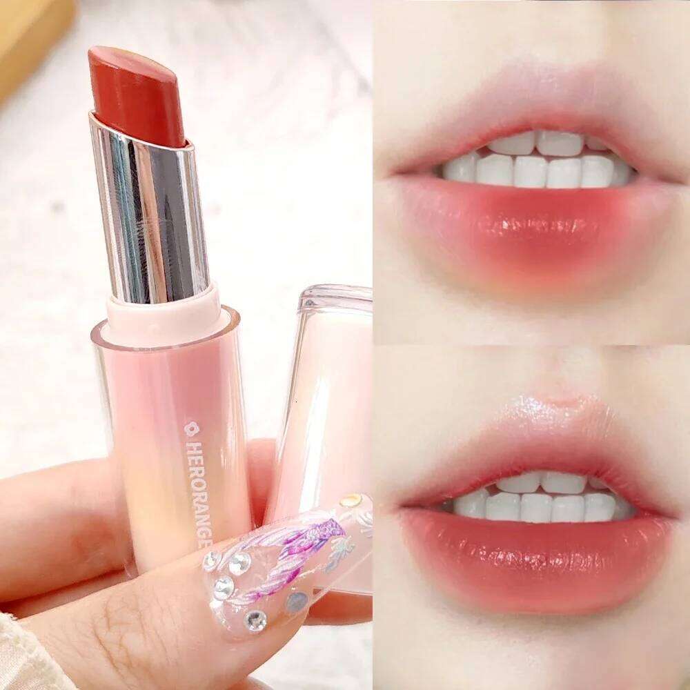8 Colors Jelly Lip Glaze Mirror Water Long Lasting Moisturising Lipstick Pen Waterproof Non-stick Cup Korean Cosmetics W260311