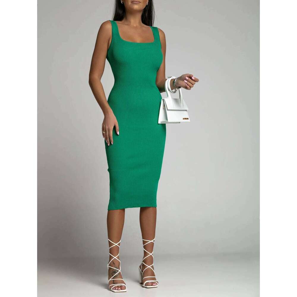 Pure Color Minimalist T-Shirt Short Dress Women Summer Round Neck Pocket Loose Dresses Robe C260312