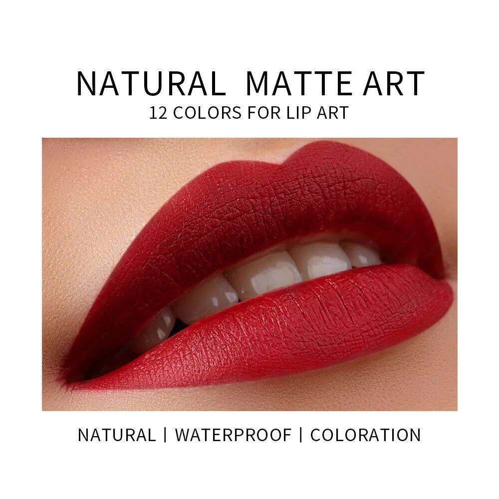 Matte Does Not Smudge, Long-Lasting Color, Has Delicate Natural Finish, Waterproof and Sweat-Proof, Is Versatile Daily Use, a Must-Have Lipstick for B