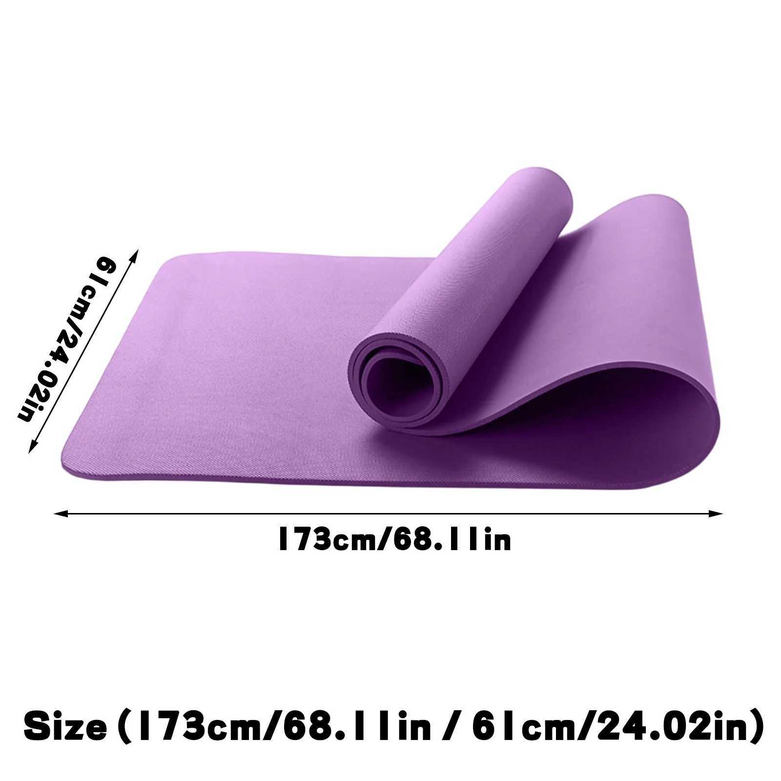 1PCS Yoga Mats Anti-slip Sport Fitness Mat For Exercise Yoga And Pilates Gymnastics Mat Fitness Equipment Rubber Sports Mat M260312