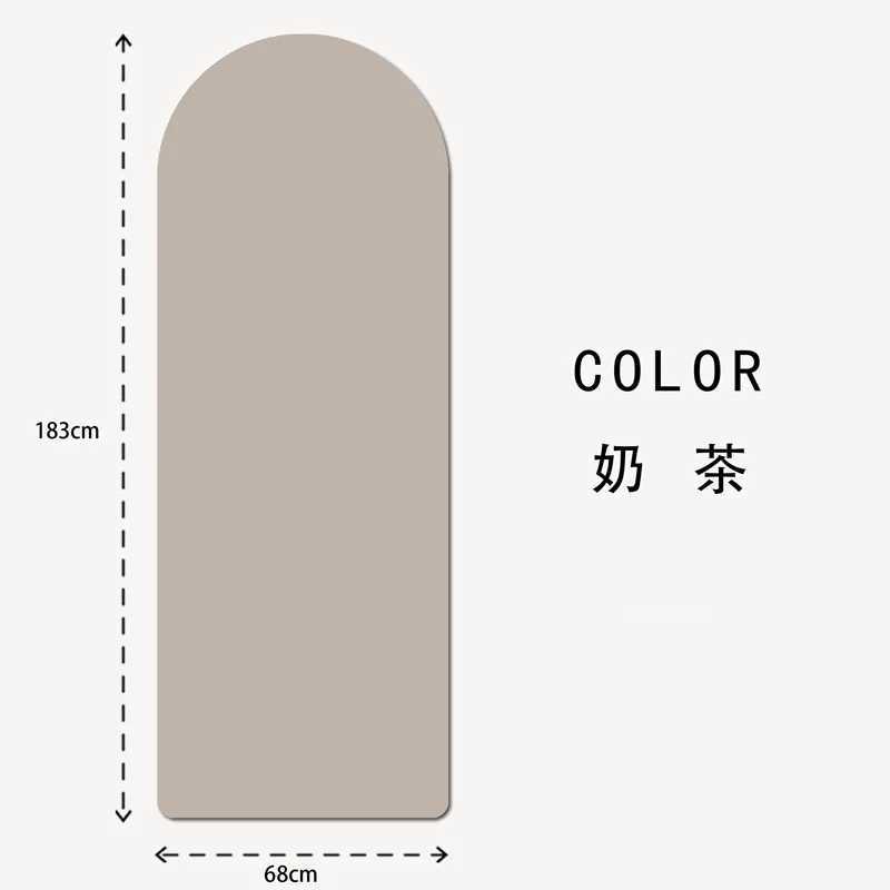 Semicircular pu natural rubber yoga mat non-slip grip fitness yoga studio can customize M260312