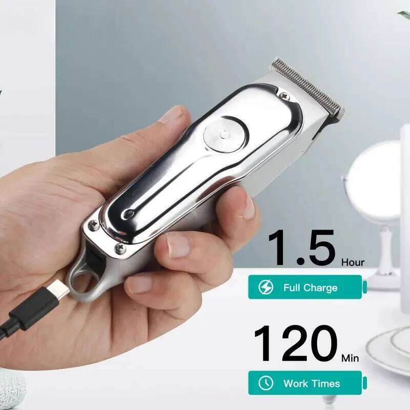 2026 New Professional Clipper Rechargeable Hair Cutting Machine Cordless Portable Trimmer for Men C260312