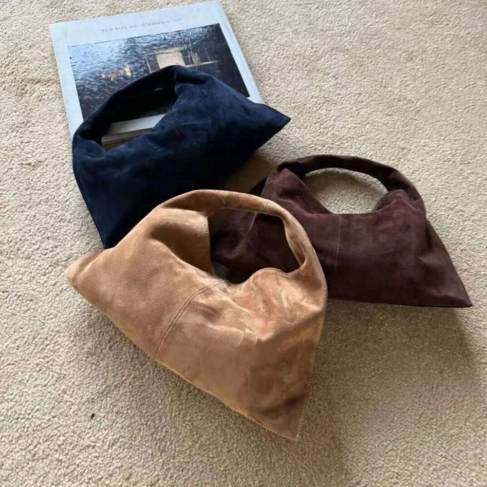 Genuine Leather Small Bags For Women, Suede Purse Hobos Handbag Vintage WONST