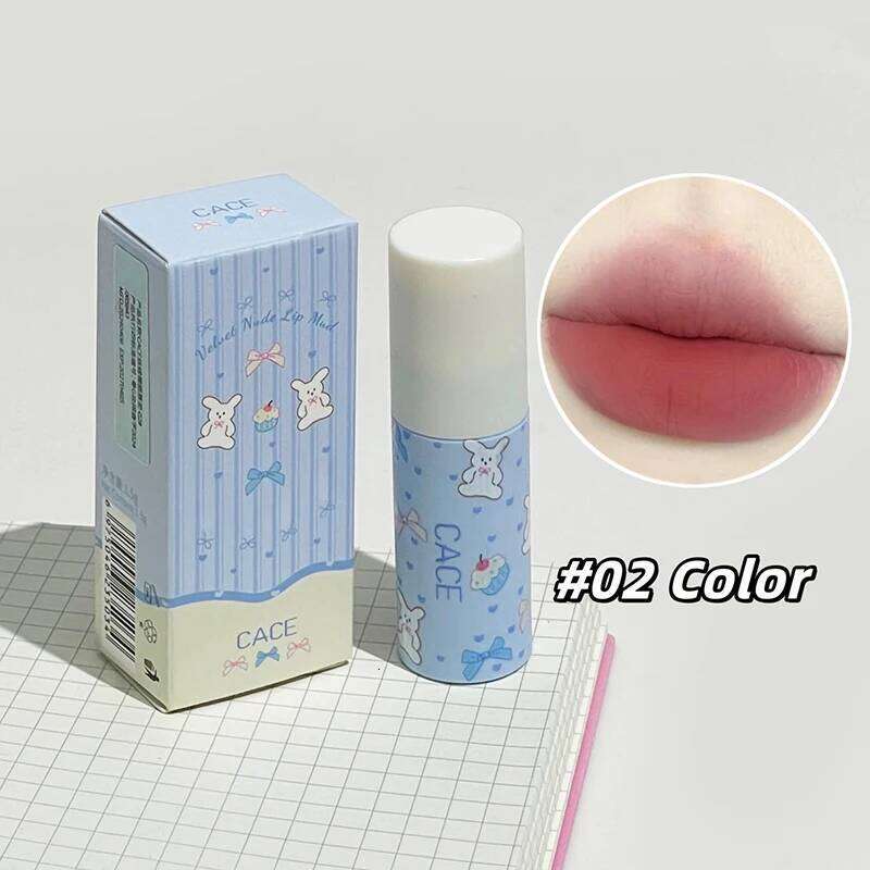 Red Matte Velvet Gloss Waterproof Liquid Lipstick Nude Mud Clay Peach Tint Makeup Sexy Women Lip Glaze Cosmetics W260311
