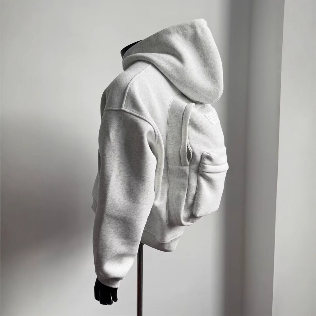 Extra Large Size Designer Hoodie 150kg Hoodie With Backpack Design Men's Summer Fashion Brand High-end Feel Ins-style Zip-up Jacket