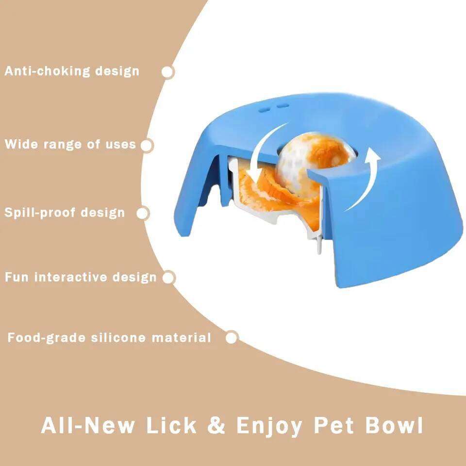 Anti-Choking Slow Feeder Dog Bowl Non-Slip 3/4 Cup - Lick Toy for Liquid Treats Bone Broth Yogurt 26Y0312