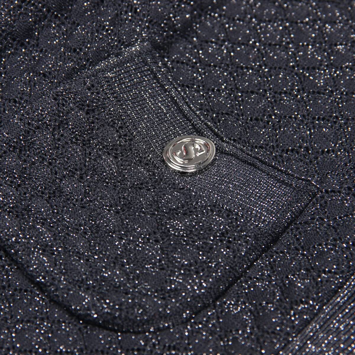 High Quality Fashionable Elastic Bright Silk Knitted Round Neck 7-inch Sleeve Single Row Button Lace Slim Fit Women's Dress
