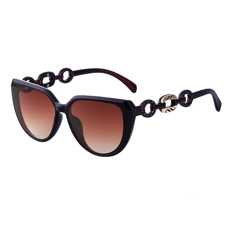 2026 New Fashion Chain Cat-Eye Polarized Women, Trendy Street Style UV Protection Sunglasses for Women