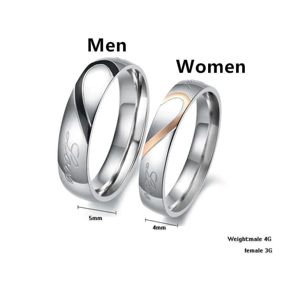 Fashion Jewelry Unisex Solid Polished Stainless Steel Girl Women men Lover Couples Rings US size 5 6 7 8 9 10 11 12 13 14 15 W260311