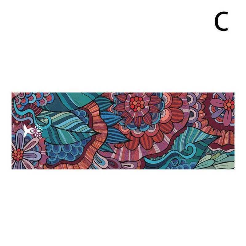 18563cm Yoga Mat Towel Double Layer Non-Slip Fitness Mat Towel Portable Printing Yoga Exercise Pad Cover Yoga Accessories M260312