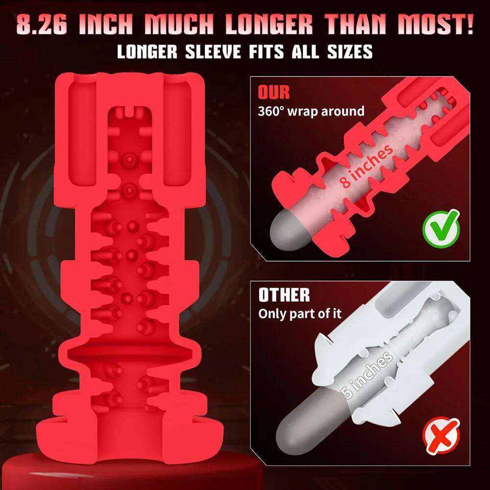 Space LCD Display Masturbation Cup Automatic Thrusting Vibration Soft Texture Adult Sexual Masturbator Sex Toys for Men Z260312