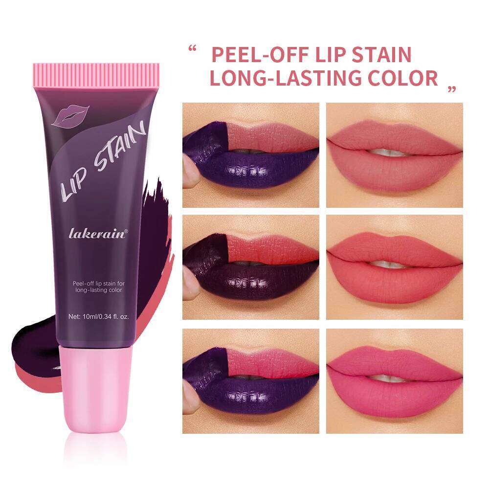 Peel Off Stain Waterproof Resistant Lipsticks Cheap Lip Gloss Matte Tick for Lips Labios Inks Tattoos Makeup Ink Tint W260311