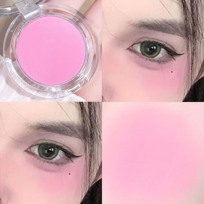 Brighten Face Blush Palette Face Contouring Face Blusher Cheek Tint Cheek Rouge Waterproof Monochrome Matte Female Makeup 1pc 260305