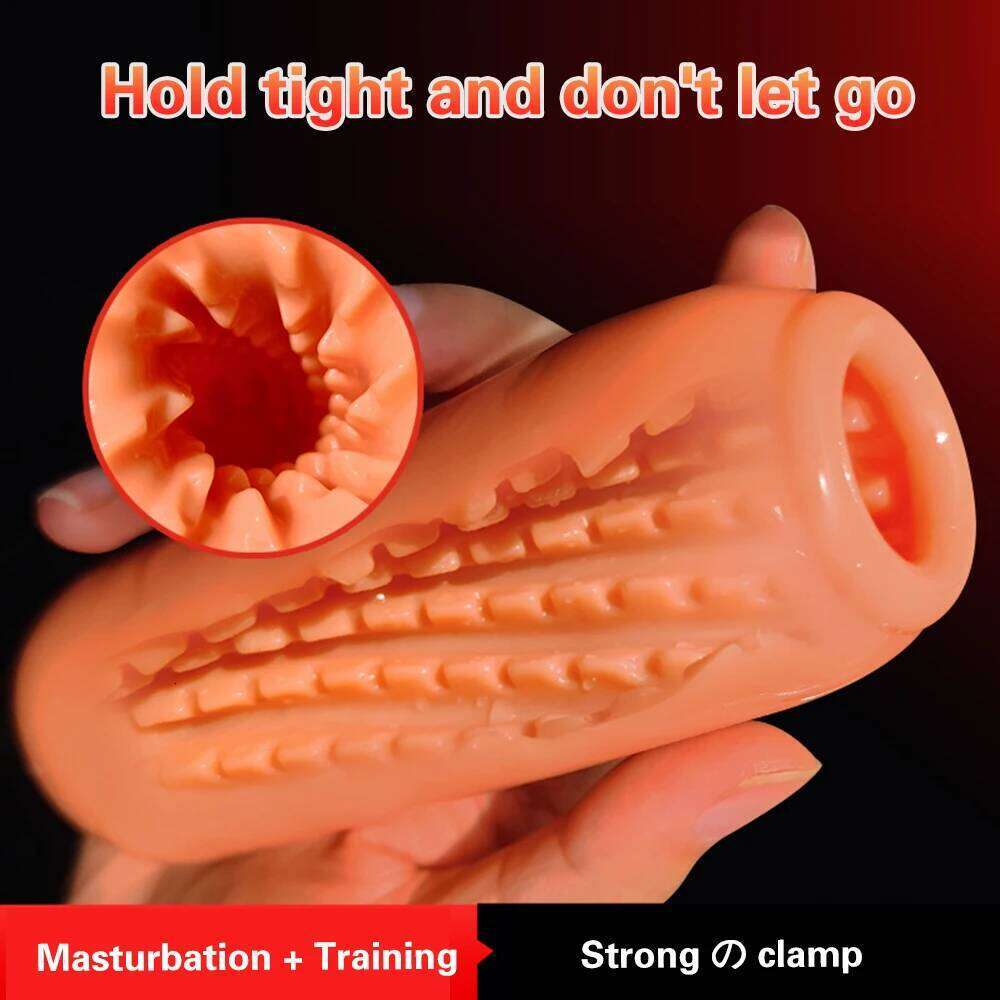 Male Masturbator Cup Realistic Vagina Soft Pocket Pussy Blowjob Penis Exercise Massager Erotic Sex Toys For Men Adult Supplies Z260312