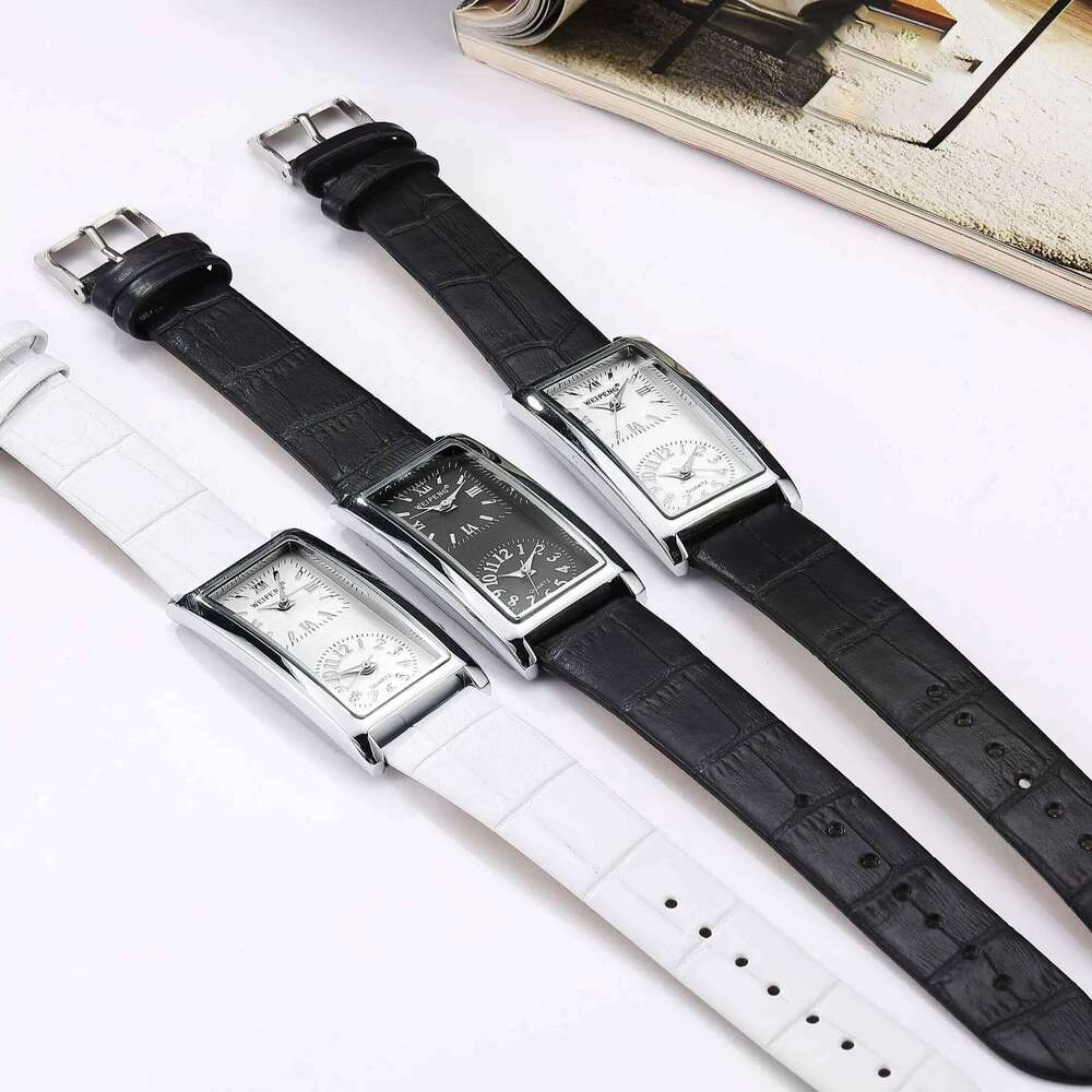 Hot selling fashion leisure business time zones dual dial for man woman couple quartz watches reloj