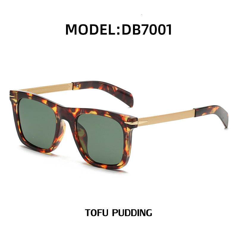 Retro Square Frame Polarized for Men, Trendy Outdoor Sunglasses, Men's Foreign Trade Wholesale Sunglasses