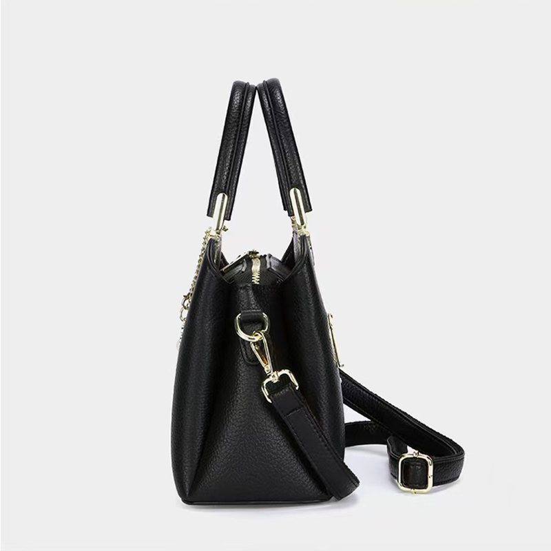High-end handbag with shoulder strap and large capacity tote for women