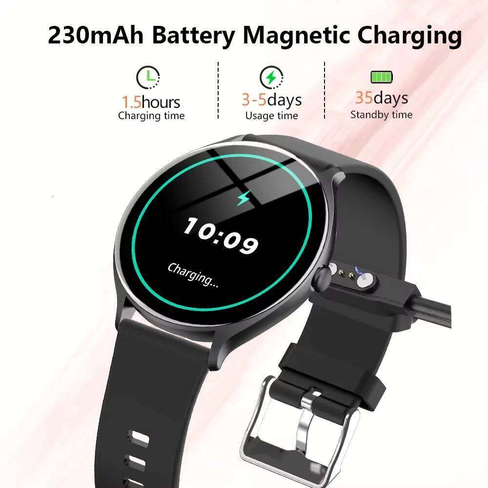 LAXASFIT Outdoor Sports Smart Watch IP68 Waterproof Fitness Tracking Bluetooth Calling Health Monitoring Men's smartwatch
